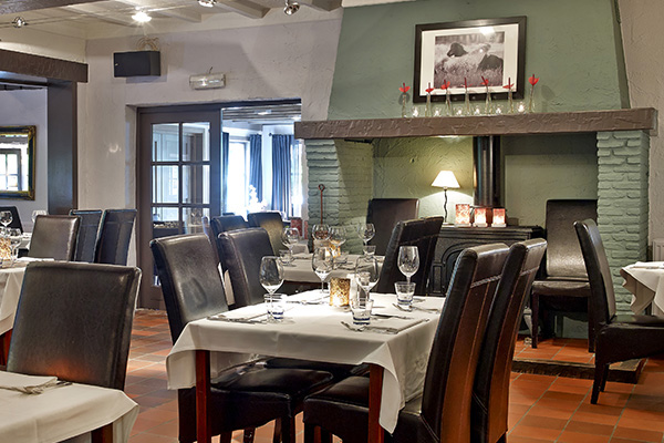 Warm interieur van de hoeve van Restaurant 't Ganzennest